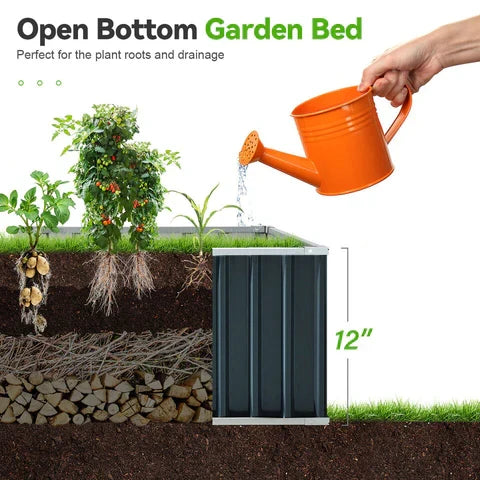 Elevated Garden Box for Flowers and Vegetables