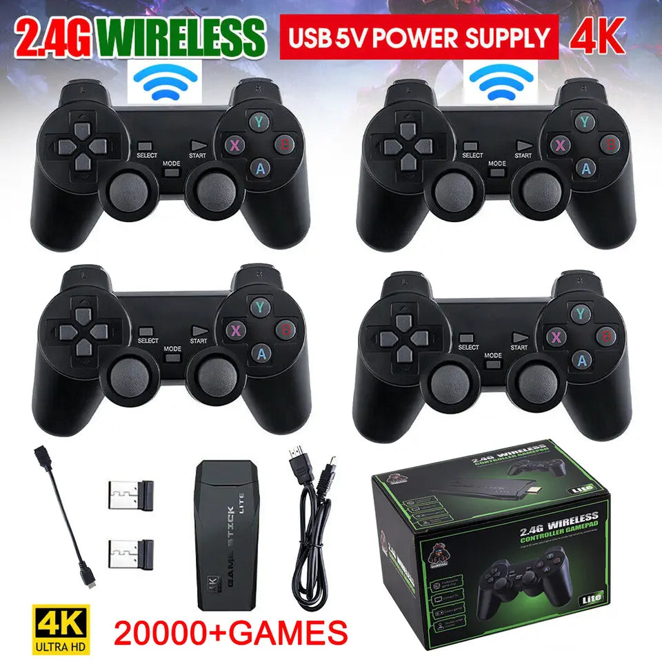 Ultimate 4K Gaming Stick with 64GB and 20,000+ Classic Games