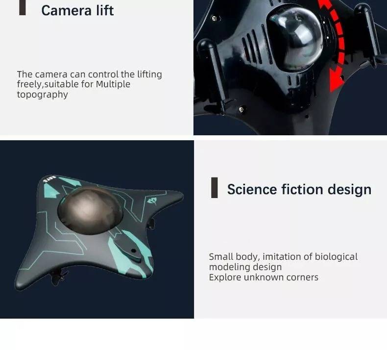Underwater Explorer Drone with Live Streaming Camera