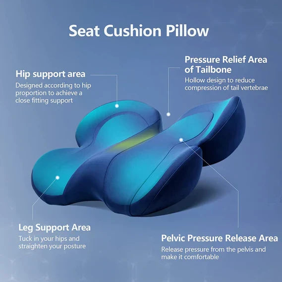ComfortMax Tailbone Relief Cushion for Enhanced Support