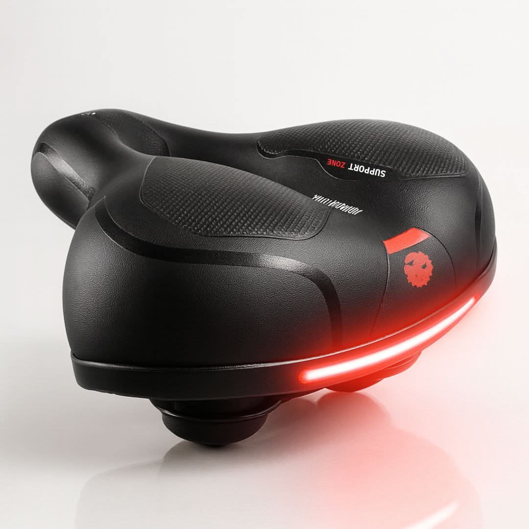 ComfortMax – Ergonomic Suspension Bike Seat for Long Rides