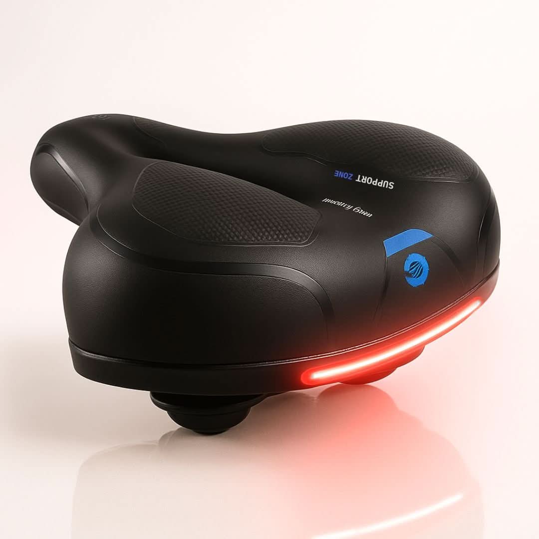 ComfortMax – Ergonomic Suspension Bike Seat for Long Rides