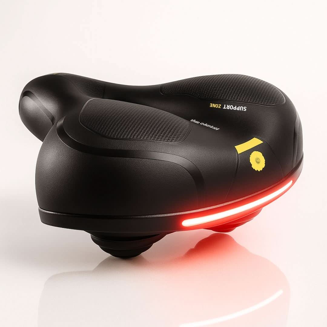 ComfortMax – Ergonomic Suspension Bike Seat for Long Rides