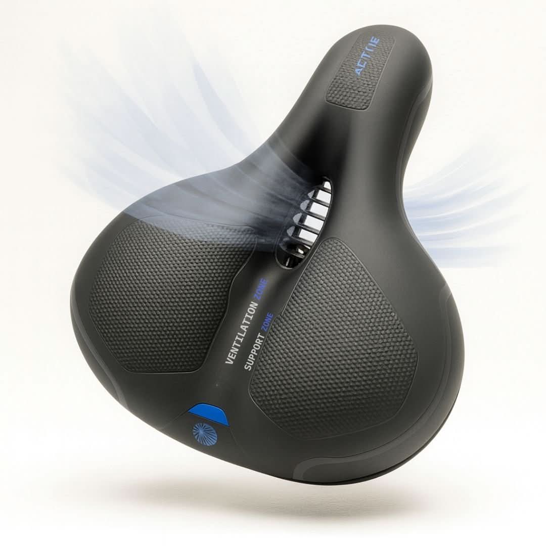 ComfortMax – Ergonomic Suspension Bike Seat for Long Rides