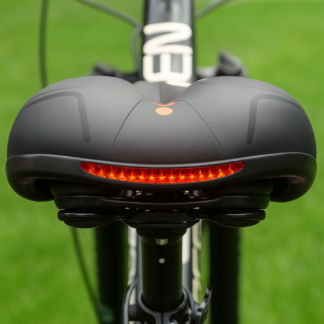 ComfortMax – Ergonomic Suspension Bike Seat for Long Rides