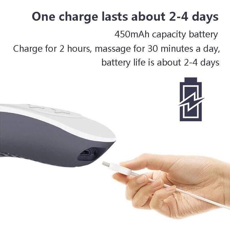 Ergonomic Neck Relaxer with Customizable Pulse Therapy