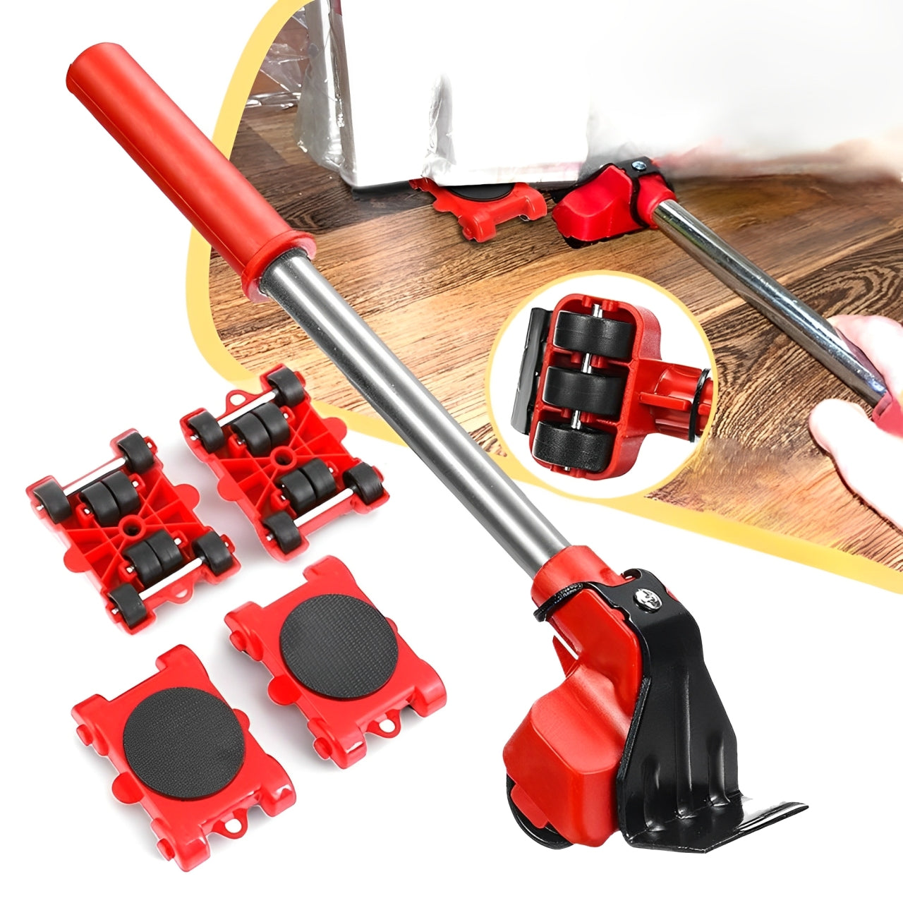 Effortless Furniture Movers and Lifters Kit