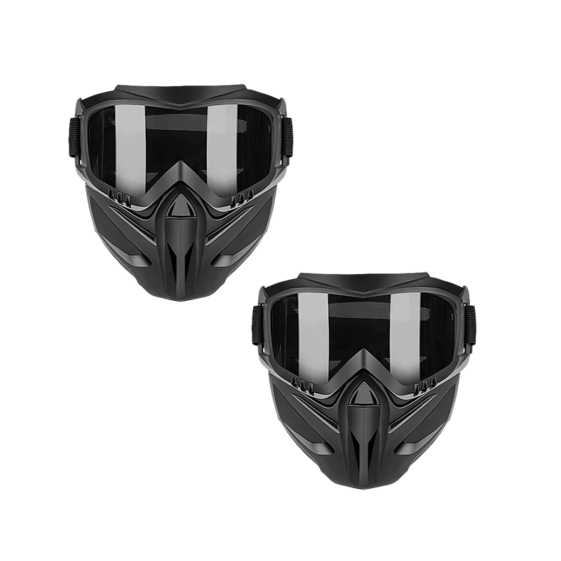 Versatile Safety Face Shield with Removable Goggles