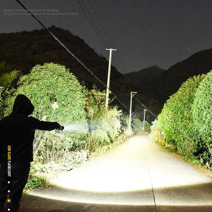 UltraBright USB Rechargeable Tactical Flashlight