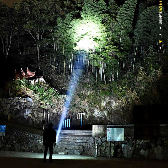 UltraBright USB Rechargeable Tactical Flashlight