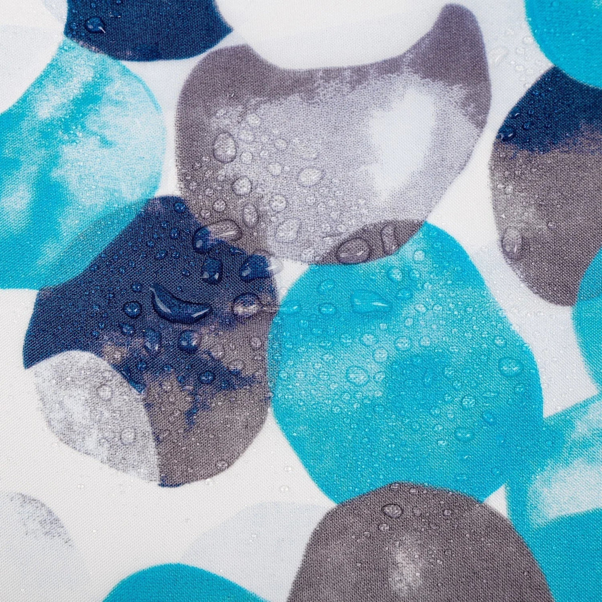 Waterproof Shower Curtain with Plastic Hooks - Splash Design