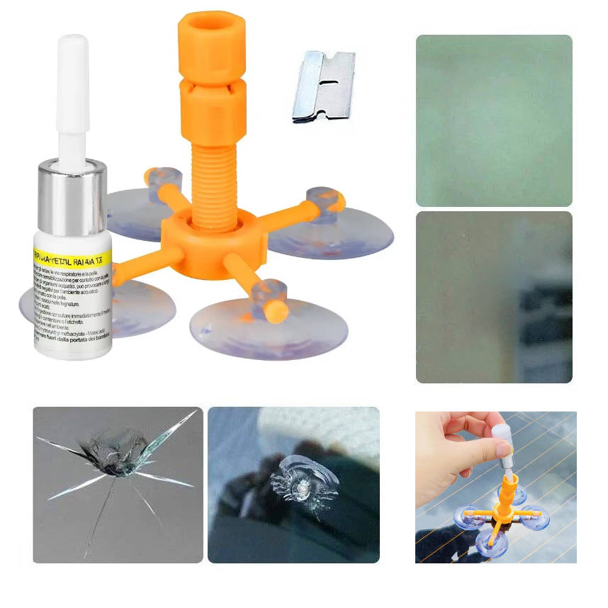 Windshield Crack Fixing Kit for DIY Repairs