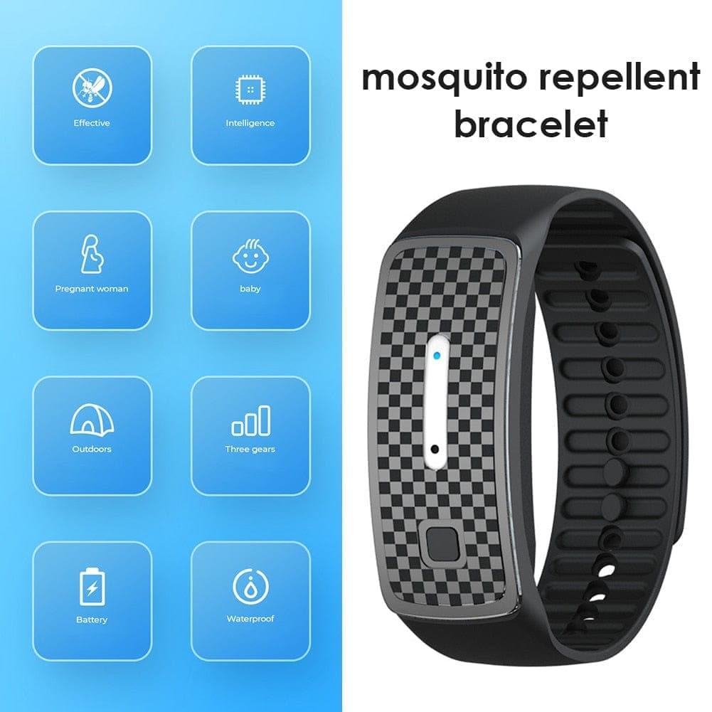 Eco-Friendly Mosquito Defense Bracelet - Rechargeable Design