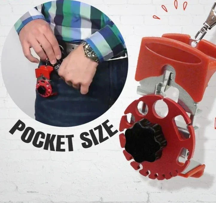 Versatile Wire Stripper Tool with 10 Replacement Blades