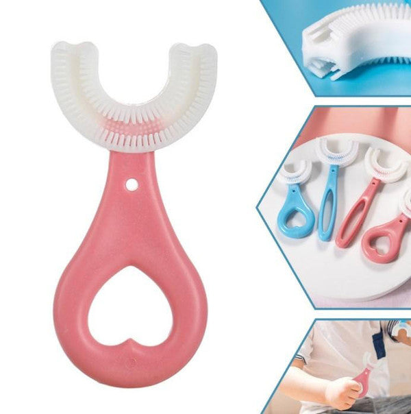 Kids' Silicone Toothbrush for Gentle Oral Care