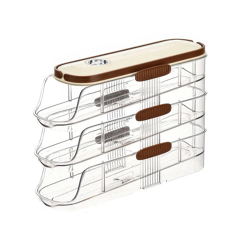Stackable Egg Organizer for Efficient Refrigerator Storage