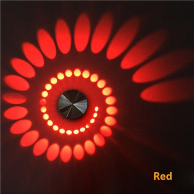 Spiral LED Lamp in Modern Design