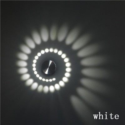 Spiral LED Lamp in Modern Design