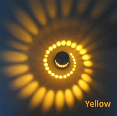 Spiral LED Lamp in Modern Design
