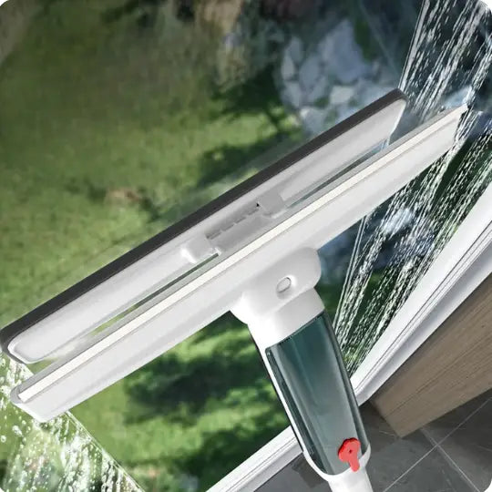 Dual-Function Telescopic Window Cleaning Tool – ClearSweep