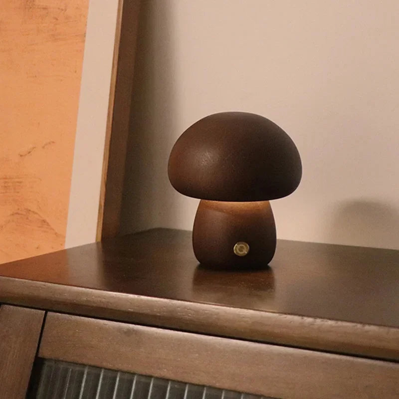 Charming Wooden Glow Lamp for Cozy Nights