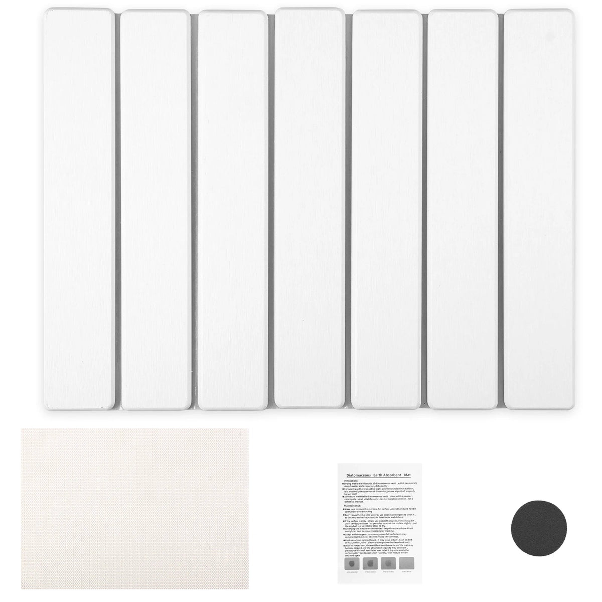 Compact Diatomite Dish Drying Pad for Effortless Cleaning