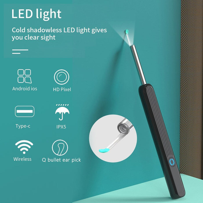 SmartEar Pro: Wireless Ear Cleaning Camera Tool with 1080P HD