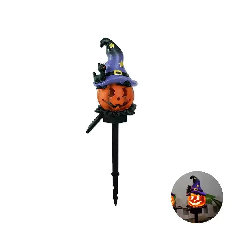 Enchanting Solar-Powered Pumpkin Lantern for Halloween