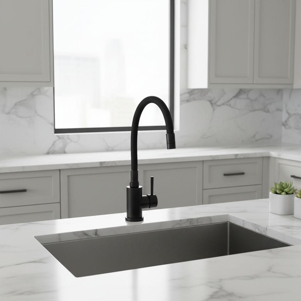 Sleek 360° Rotating Kitchen and Bathroom Faucet