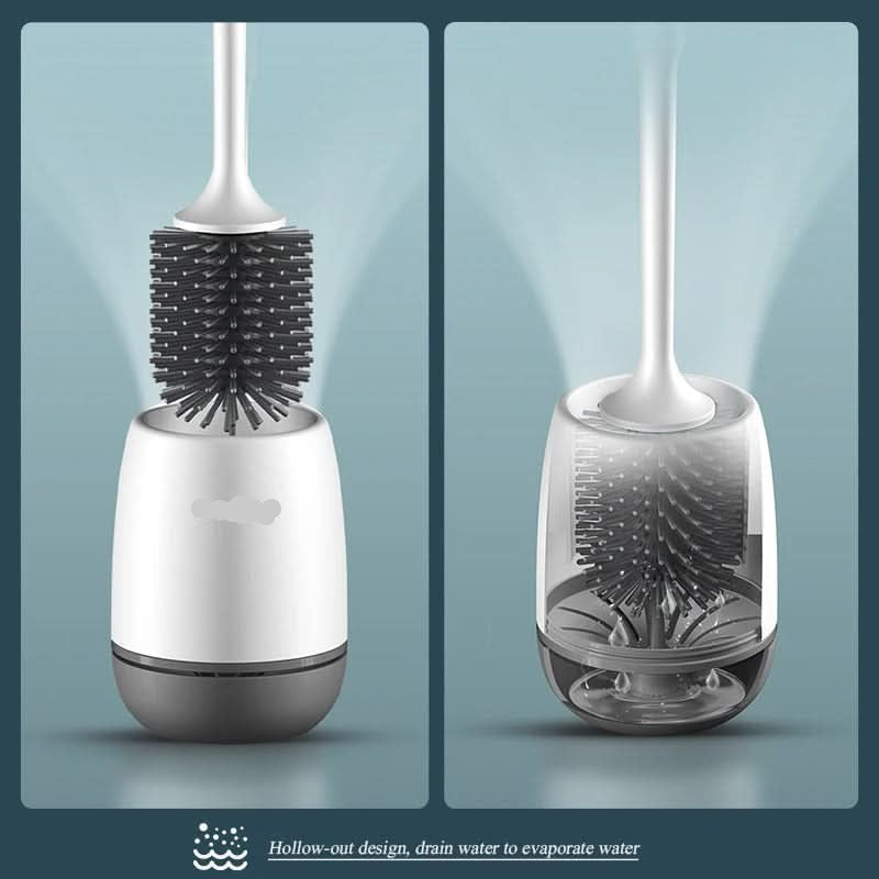 PureClean Silicone Toilet Cleaning Brush Set