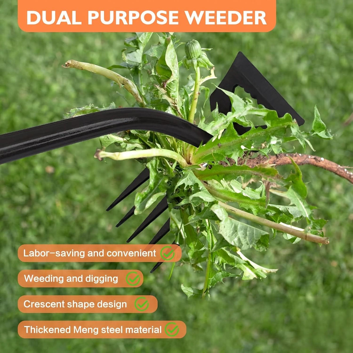 RootMaster – Heavy-Duty Hand Weeder for Effective Root Extraction