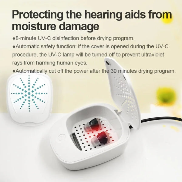 Ultimate Hearing Aid Care and Drying Station