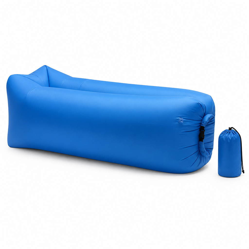 Pump-Free Polyester Inflatable Lounger