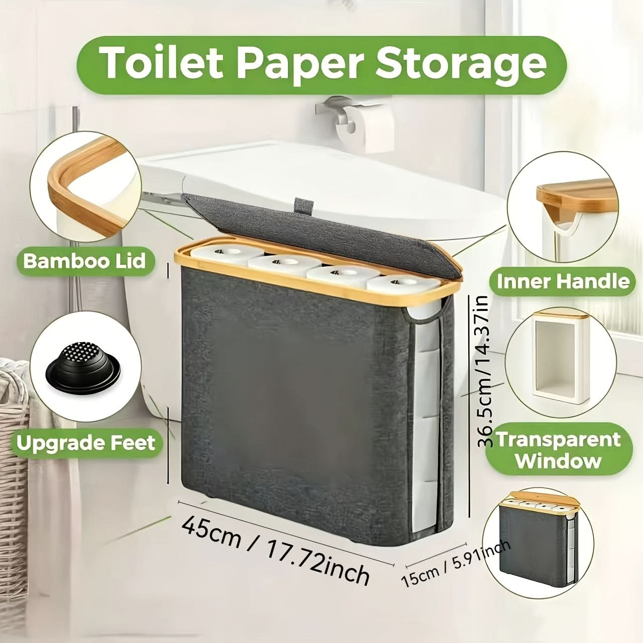 Elegant Freestanding Organizer for Bathroom Essentials