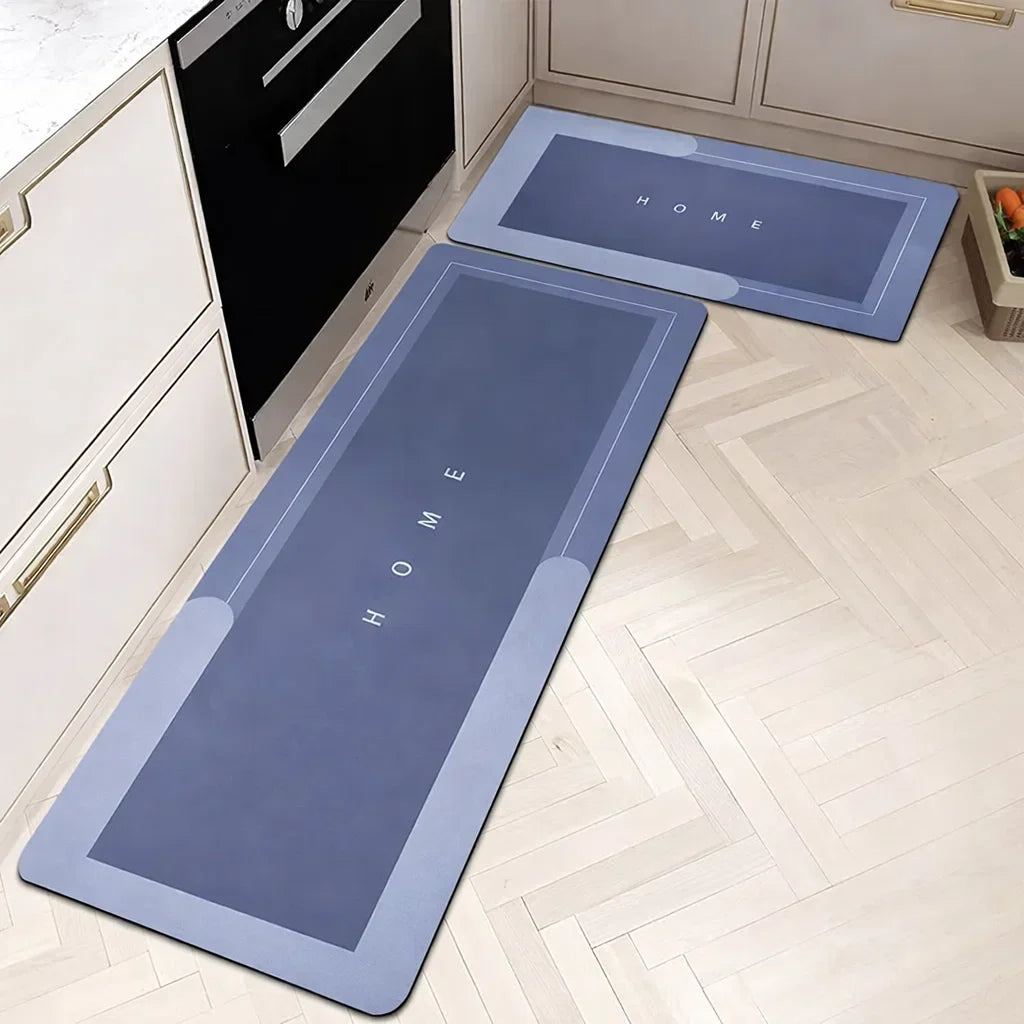 Elegant Non-Slip Kitchen and Bath Mat for Safety and Style