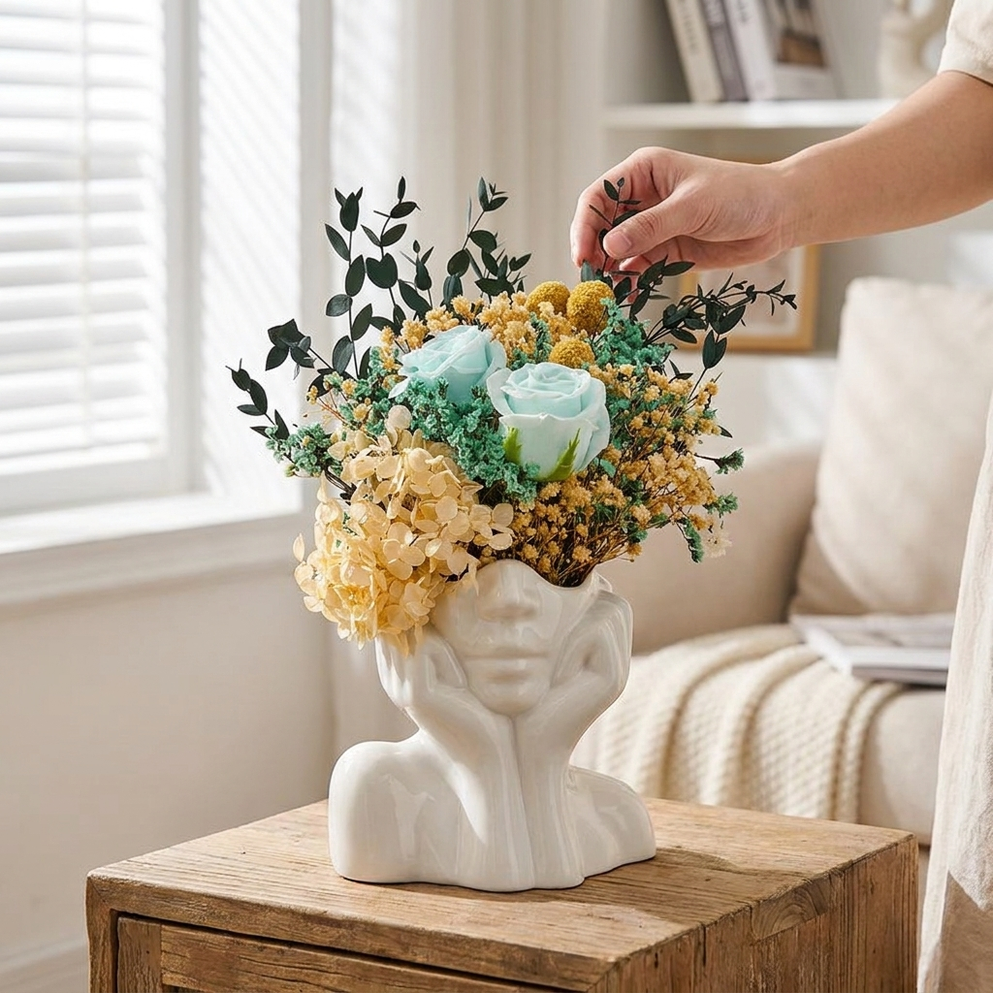 Artistic Ceramic Vase for Striking Home Decor