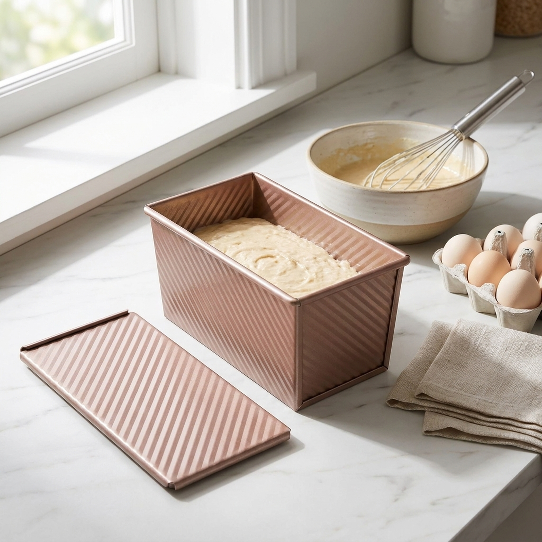 Chic Copper Bakeware Set for Effortless Baking and Storage