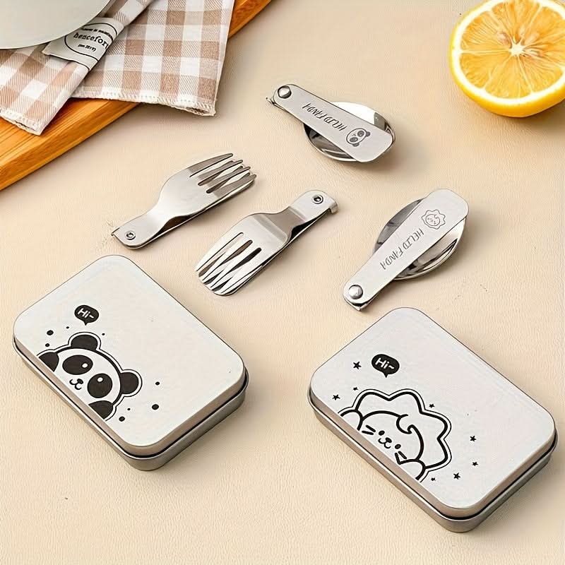 TravelMate – Compact Folding Utensil Set