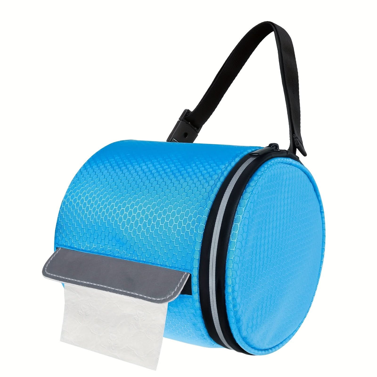 Stylish Geometric Toilet Paper Organizer with Fabric Cover
