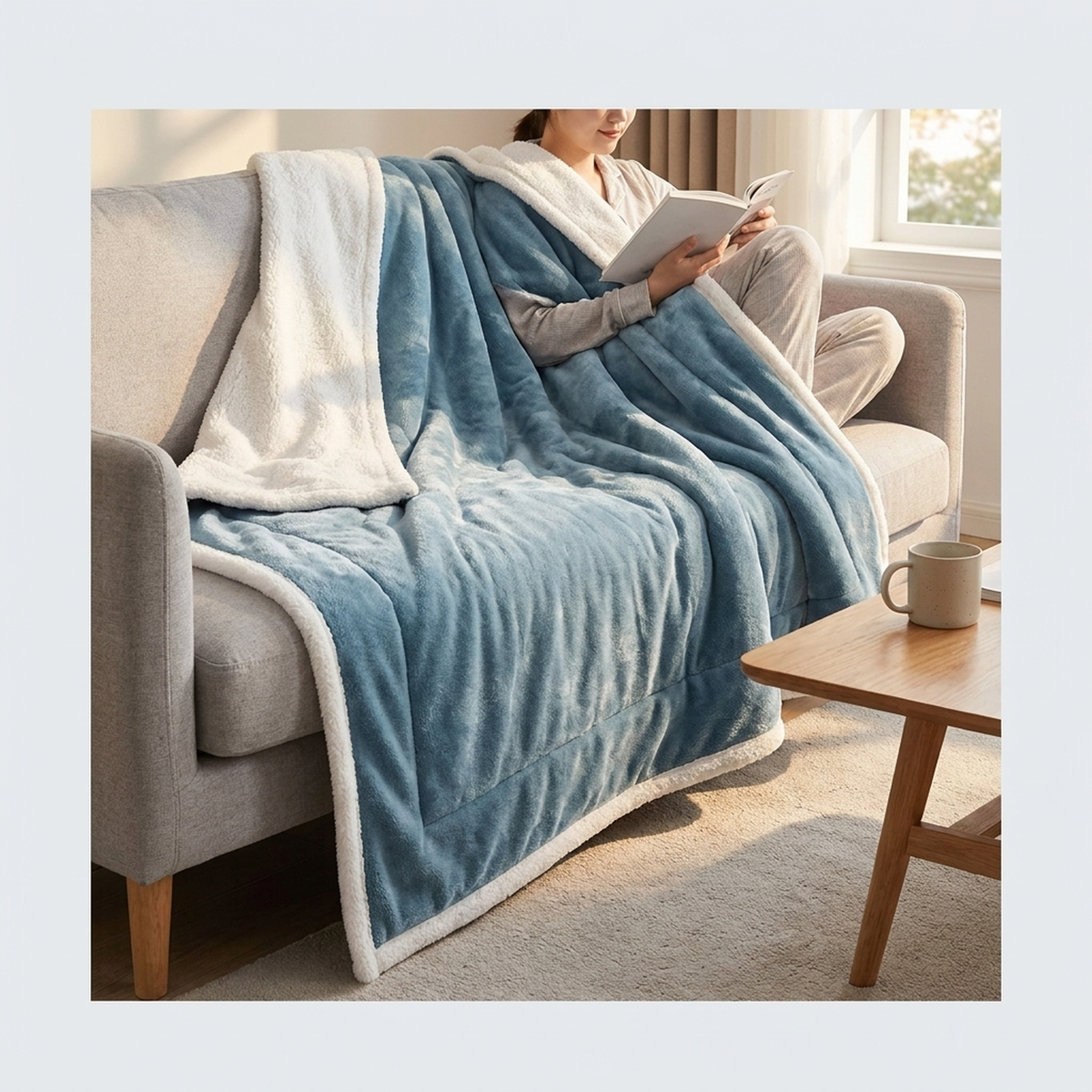 SNUGGLESOFT – Plush Wool Blanket for Ultimate Winter Comfort