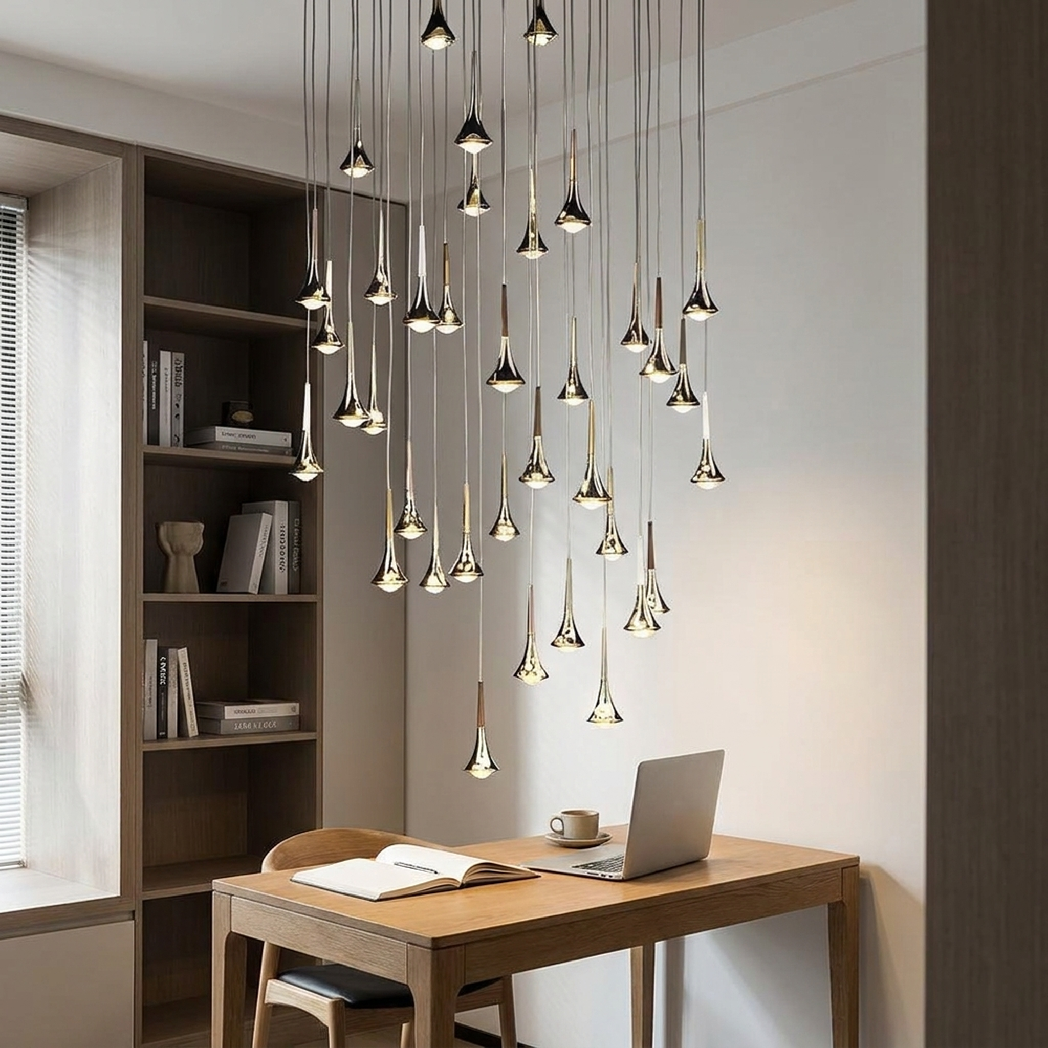 AquaSphere – Artistic Pendant Light for Cozy Atmospheres