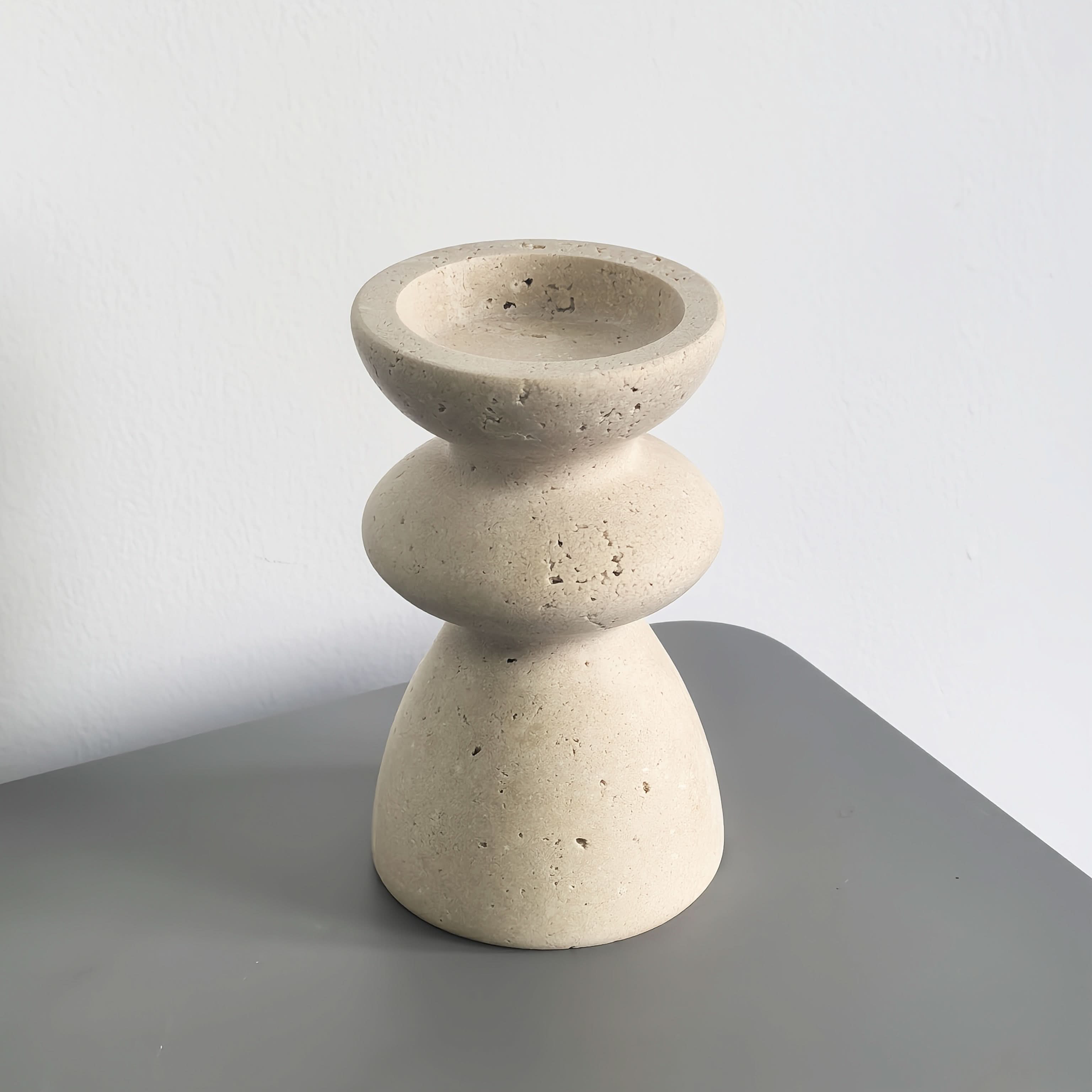 Elegant Stone Candle Holders for Luxurious Spaces