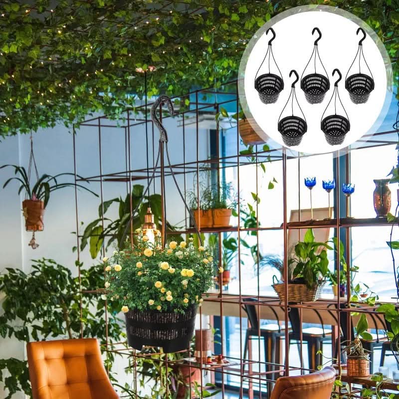 Space-Saving Hanging Planter Set for Orchids and Blooms