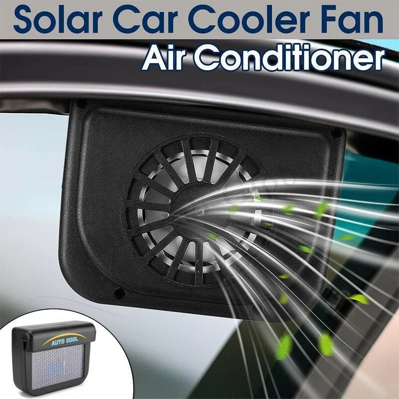 Eco-Friendly Car Ventilation Fan with Solar Power