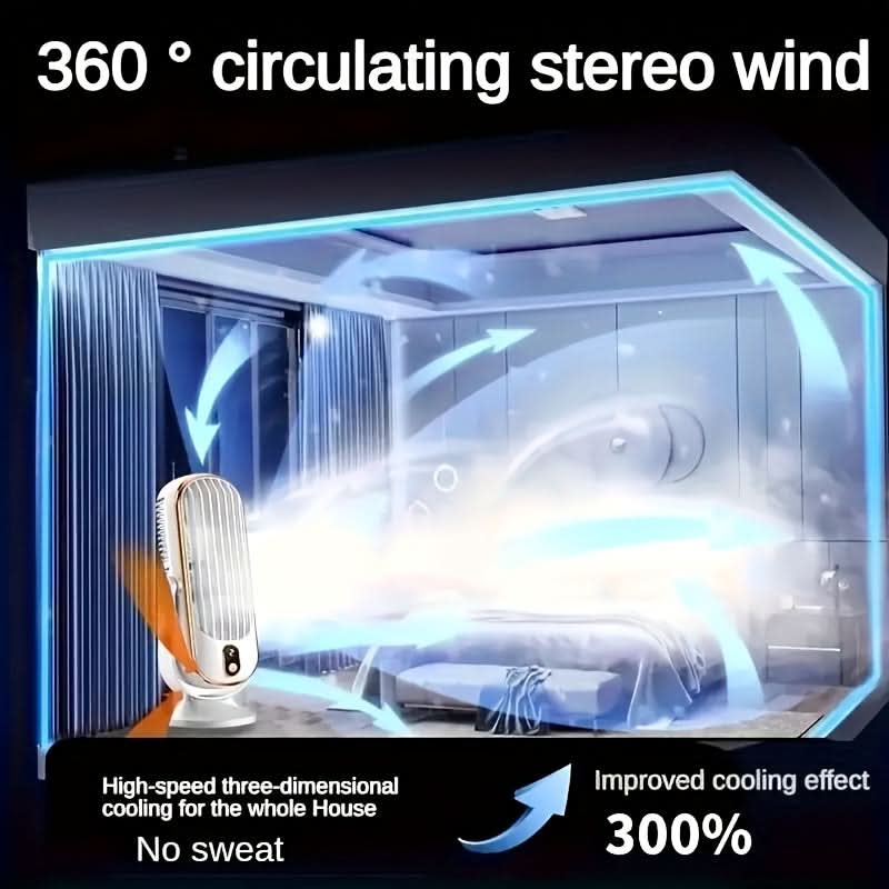BreezeMax – Versatile Portable Cooling Fan