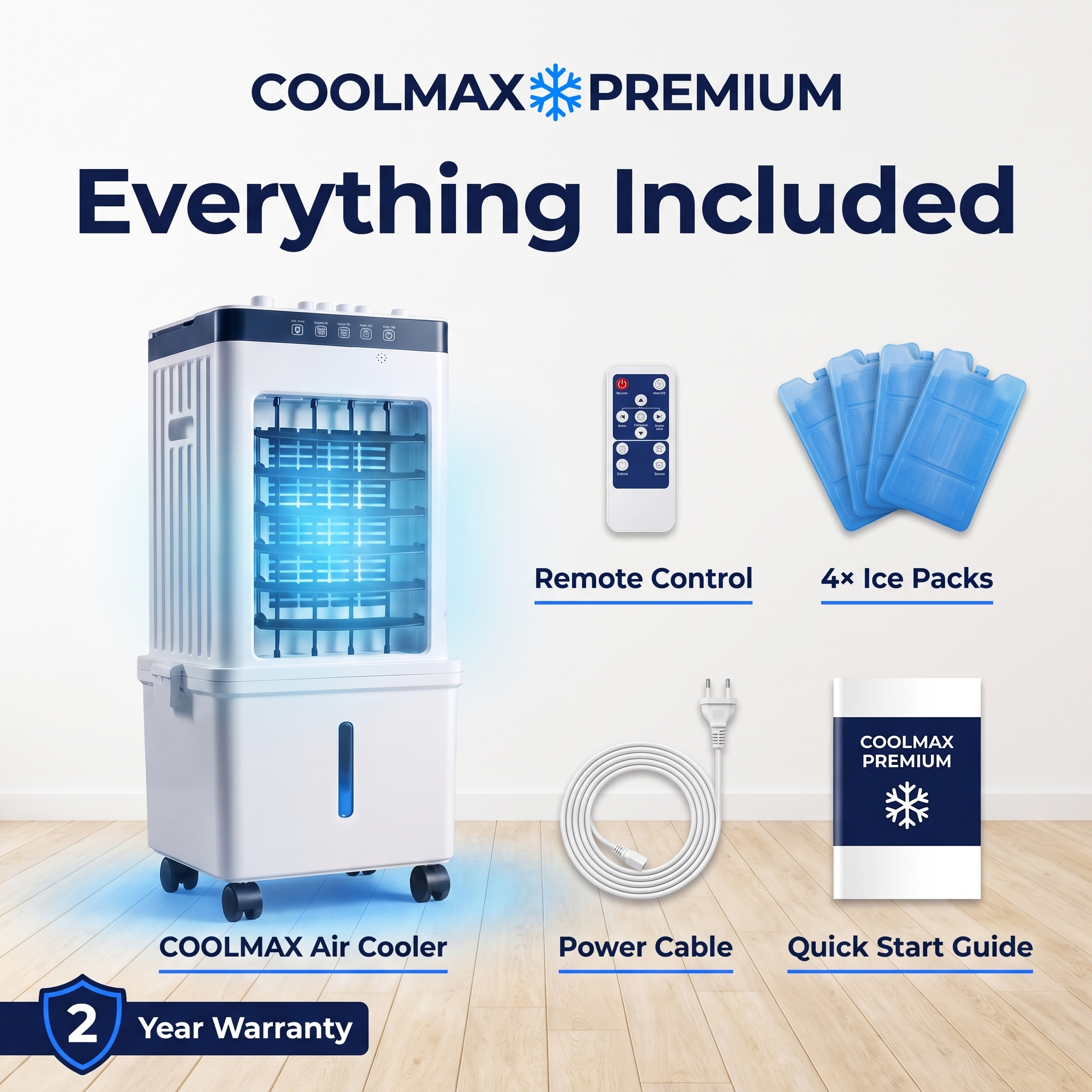 BreezeMaster Portable Air Cooler – Effortless Comfort Anywhere