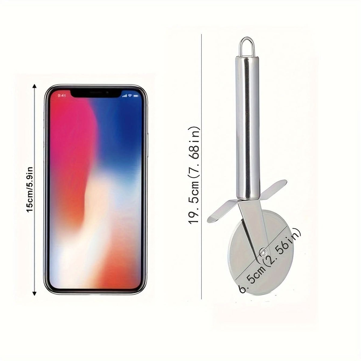 PrecisionSlice – Premium Stainless Steel Pizza Cutter Wheel