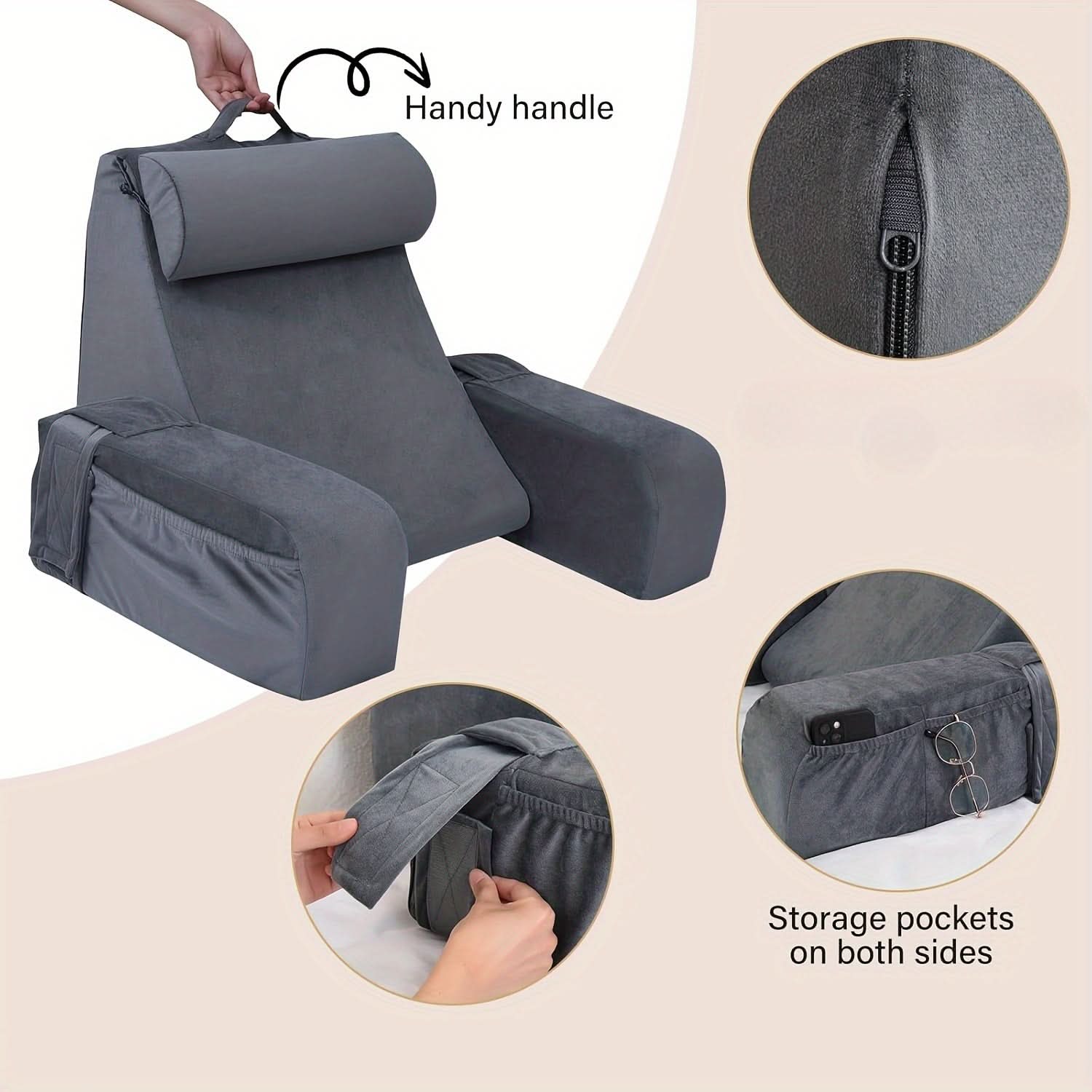 SnoozeEase – Ergonomic Nap Cushion for Office Comfort