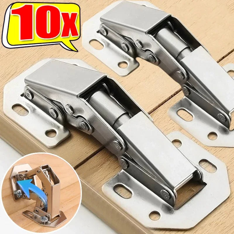 10-Pack Soft-Close Cabinet Hinges for Seamless Functionality