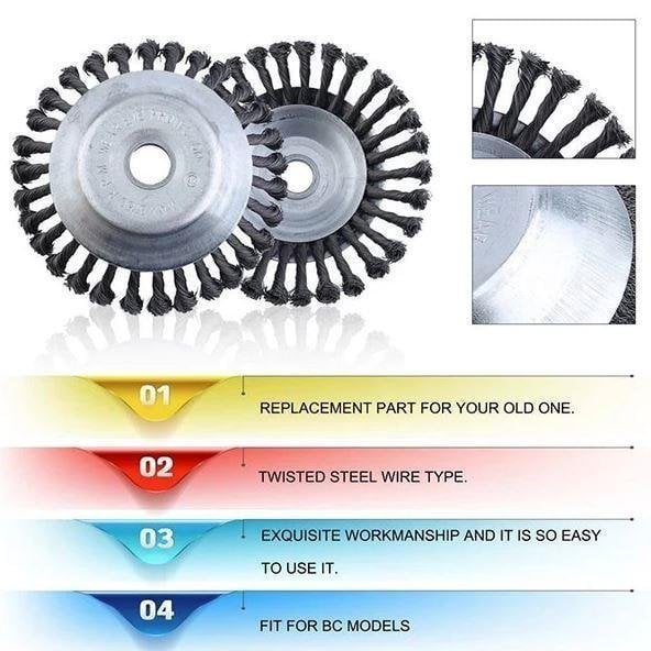 Trimmer Blade for Grass and Weeds – Steel Cutting Tool